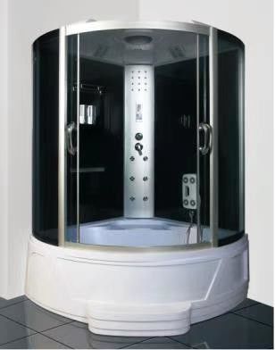 انزلاق الباب الزجاجي التدليك التشطيب بالبخار غرفة الاستحمام الزجاج الحمضي